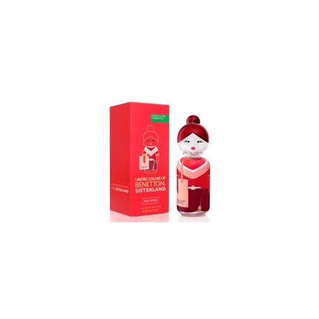 Sisterland Red Rose de Benetton 80 ml edt para Dama